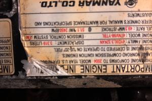 Ricambi motore yanmar tnv