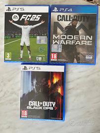 Tre giochi PlayStation