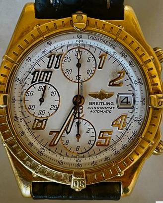Breitling Chronomat Oro 18kt Full Set  2 Dial