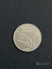 Moneta 10 lire 1954