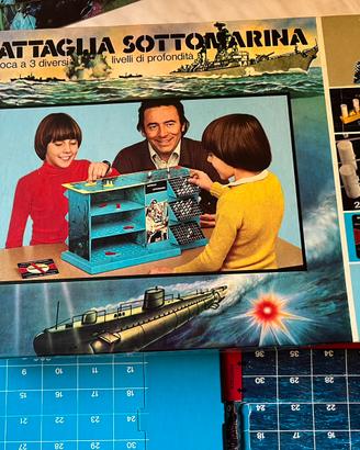 Gioco battaglia sottomarina anni 80