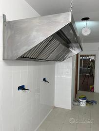 Cappa cubica in acciaio inox