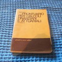 Prontuario per calcoli finanziari e attuariali
