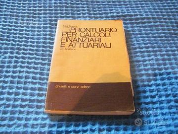 Prontuario per calcoli finanziari e attuariali