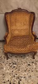 Divano e due poltrone stile classico/barocco