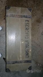 2 casse in legno esercito italiano