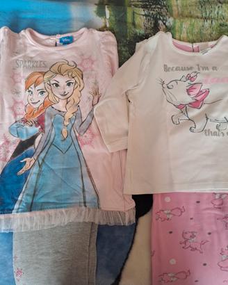 pigiami estivi Disney 2-3a e 3-4a