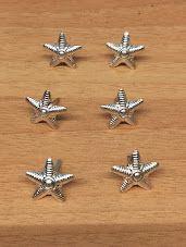 Lotto 6 stellette argento bombate