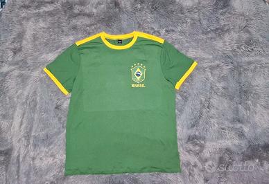 Maglietta da Calcio Brasile 7 - Taglia L