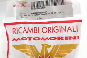 Filtro olio completo di or per Moto Morini Corsaro