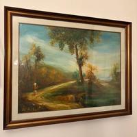 quadro con paesaggio