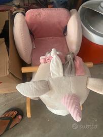Dondolino unicorno bimbe