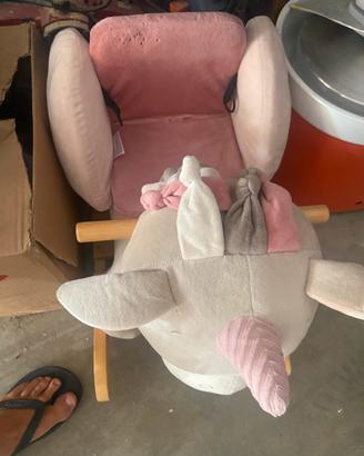 Dondolino unicorno bimbe