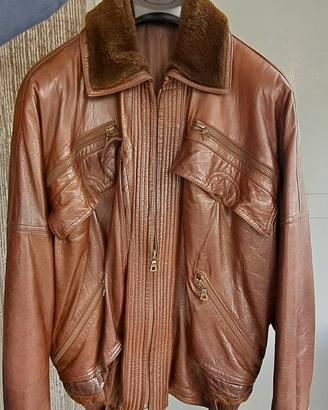 GIUBBOTTO VERA PELLE GIANNI VERSACE ORIGNALE