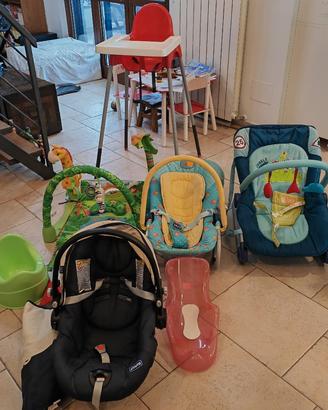 Ovetto Chicco 0-13kg , N.2 sdraiette, tappetino 