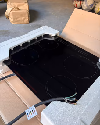 Piano induzione candy 4 fuochi