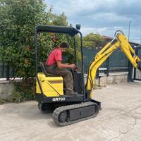 E144 Miniscavatore 8 q Eurodig allargabile