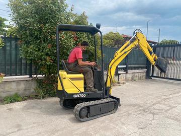 E144 Miniscavatore 8 q Eurodig allargabile