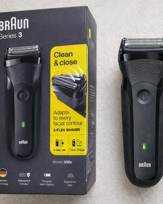 Rasoio Braun Serie 3 BT300 con pettini e regolator