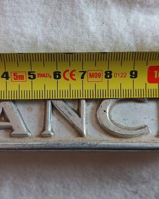 Scritta rettangolare LANCIA