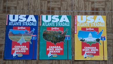 3 volumi atlante stradale U.S.A.