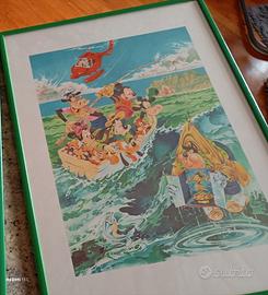 Quadro topolino 50x70 con cornice in vetro inclusa