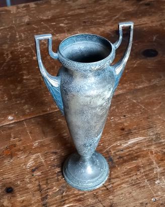 Vaso Dèco anfora peltro