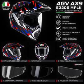 AGV AX9 E2206 MPLK Casco Adventure 