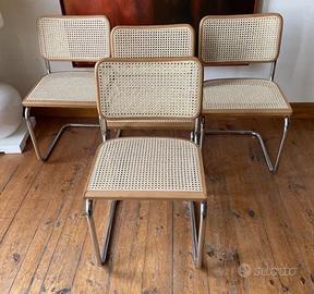 MDF ITALIA 4 CESCA in faggio chiaro anni 2000