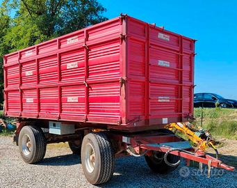 Rimorchio 140 q.li ribaltabile trilaterale