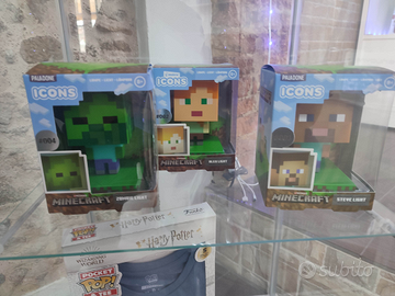 Lampada Minecraft ufficiale paladone luce notturna