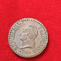 moneta antica francese 1849