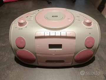 Stereo portatile con lettore CD eaudio cassette