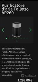 Vendita Purificatore d'aria Folletto AP260