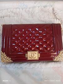 borsa elegante rosssa 