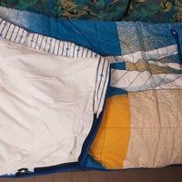 2 sacchi a pelo con sacco lenzuolo