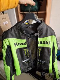 Giubbotto pelle Kawasaki 