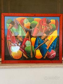 Dipinto folclorico santo Domingo