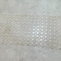 Centrotavola lino e chiacchierino