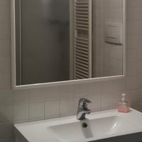 Specchio in legno bianco 