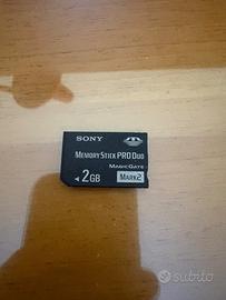 Memory Stick PRO Duo Sony Originale 2GB MagicGate