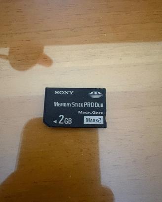 Memory Stick PRO Duo Sony Originale 2GB MagicGate