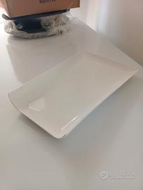 Piatti rettangolari in porcellana