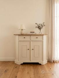 Credenza in legno Bianco Panna