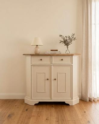 Credenza in legno Bianco Panna