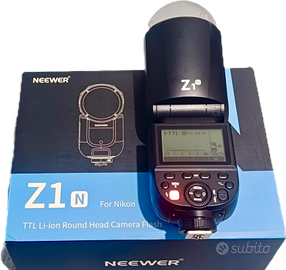 NEEWER Z1-N TTL Flash  Nikon, MIRRORLESS E REFLEX