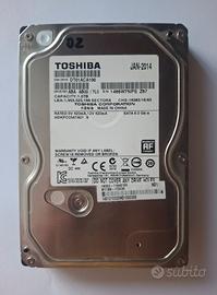 LOTTO 4x HDD SATA III 1TB TOSHIBA SEAGATE SMART OK
