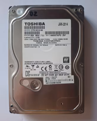 LOTTO 4x HDD SATA III 1TB TOSHIBA SEAGATE SMART OK