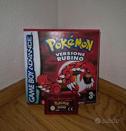 Pokémon Rubino (ITA) Game Boy Advance Originale