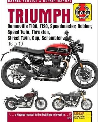 MANUALE OFFICINA HAYNES TRIUMPH 900 & 1200 (16-18